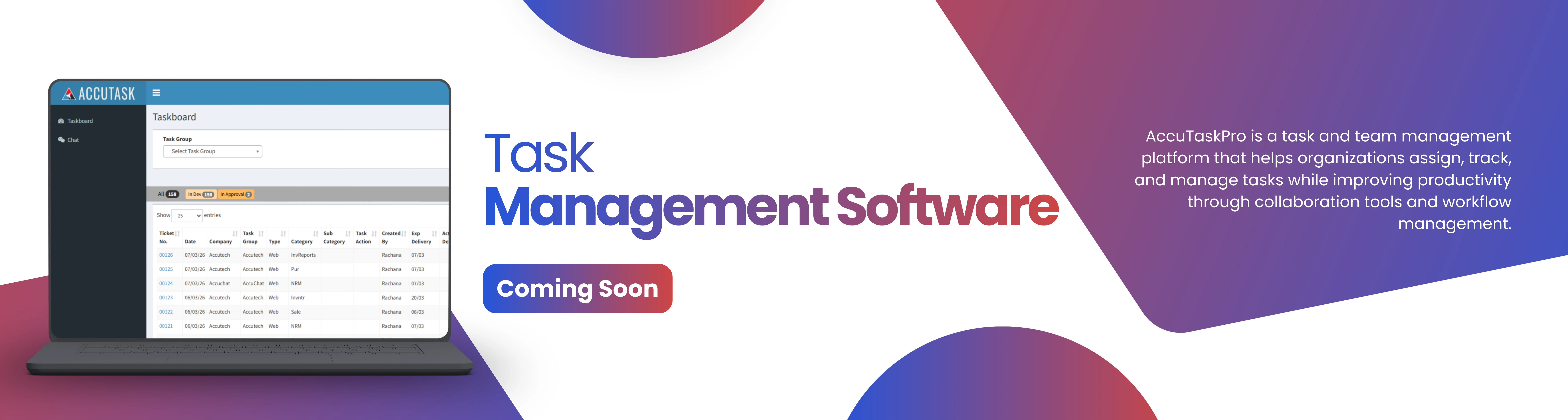 AccuTask Business Communication App Banner