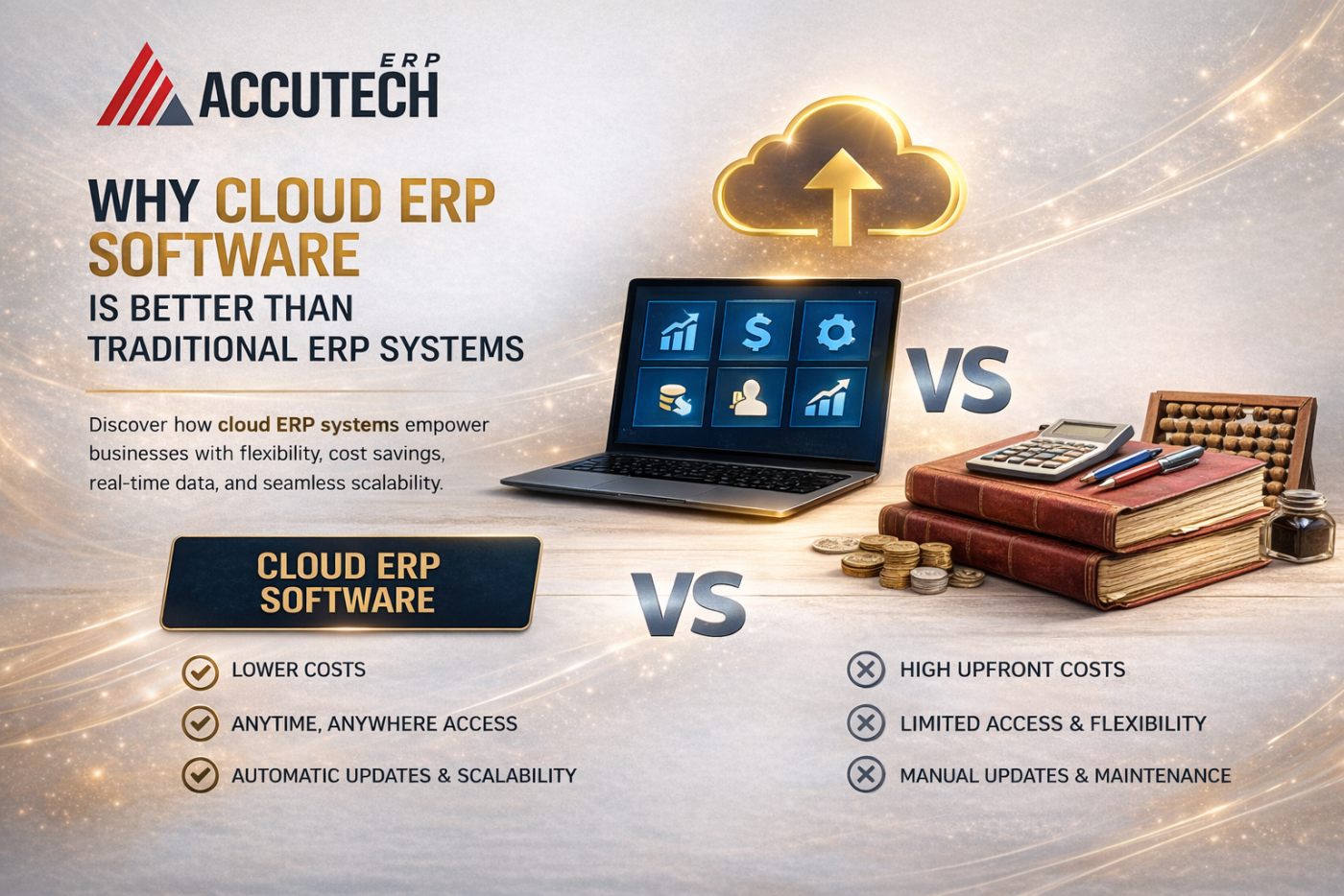 Why Cloud ERP Software is Better Than Traditional ERP Systems | Accutech ERP