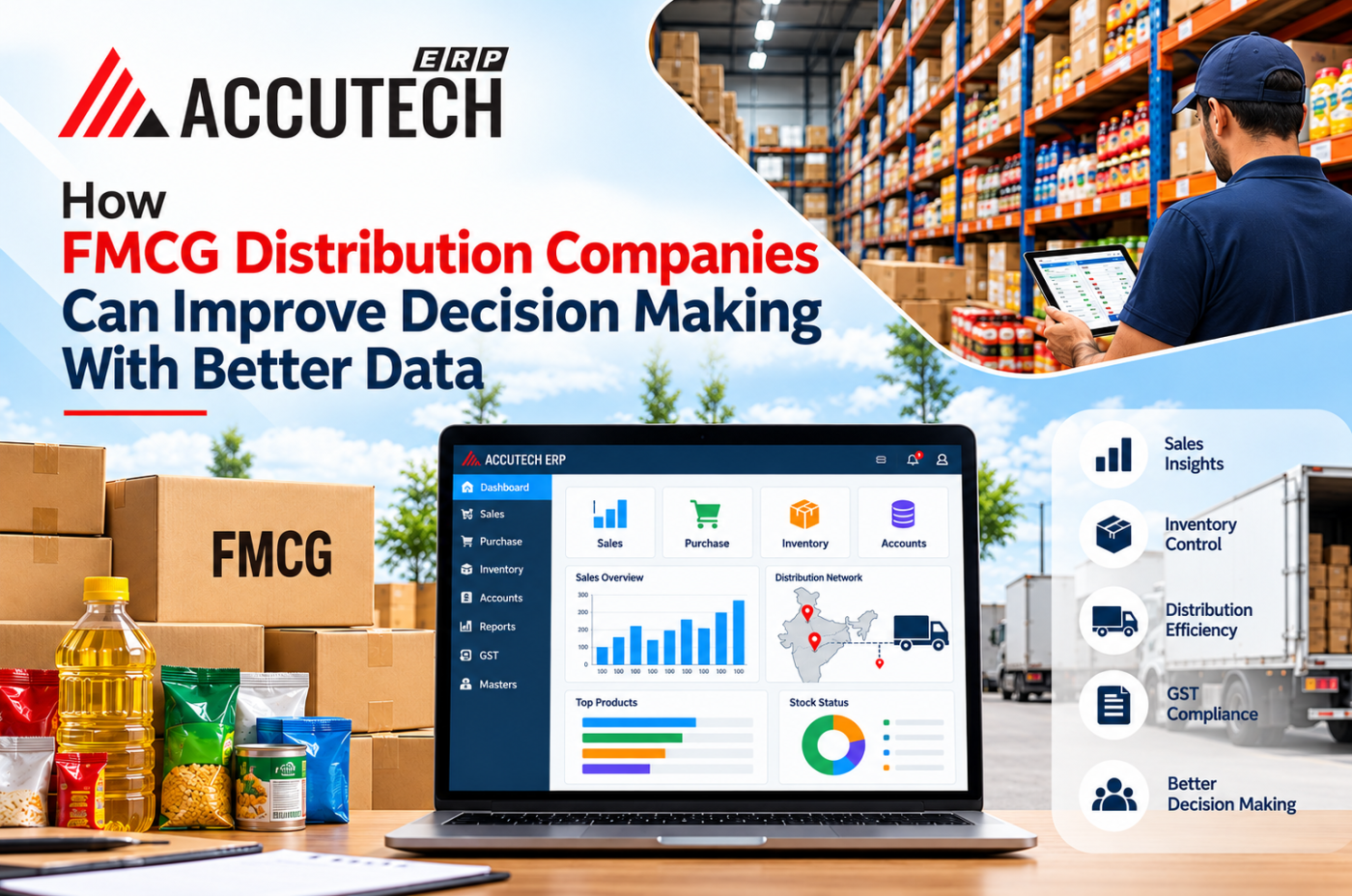 Boost FMCG Decisions with Better Data | Accutech ERP