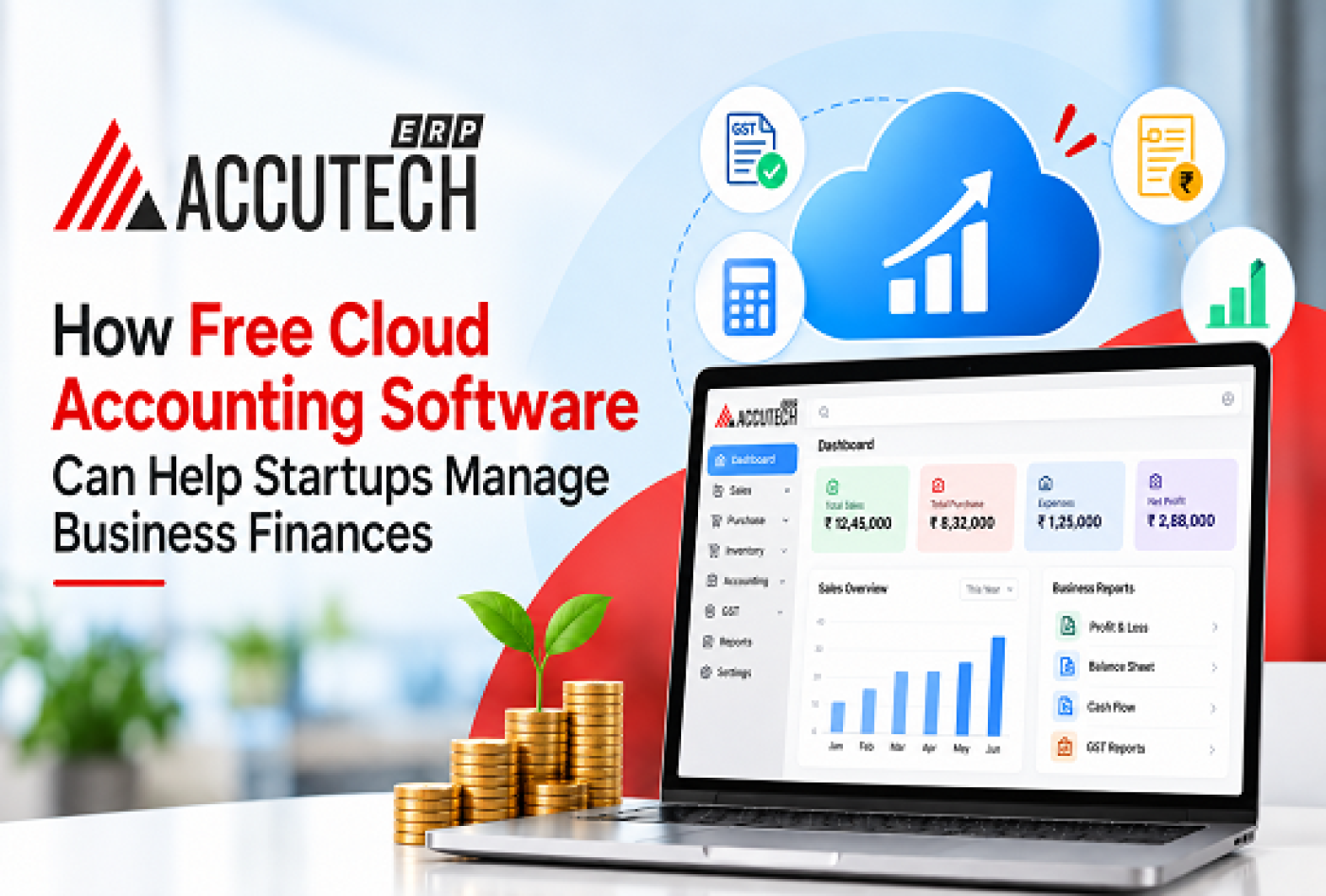 Free Cloud Accounting Software for Startups | Accutech ERP