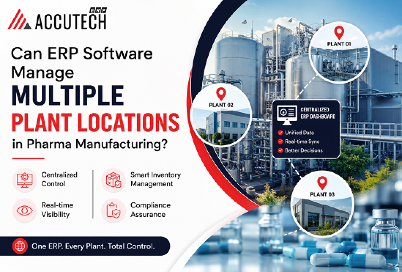 Can ERP Software Manage Multiple Plant Locations in Pharma Manufacturing?