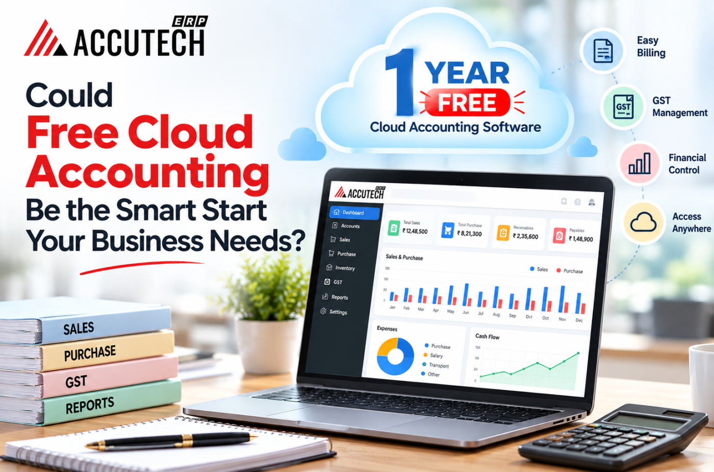 Stop Paying for Accounting Software | Accutech ERP