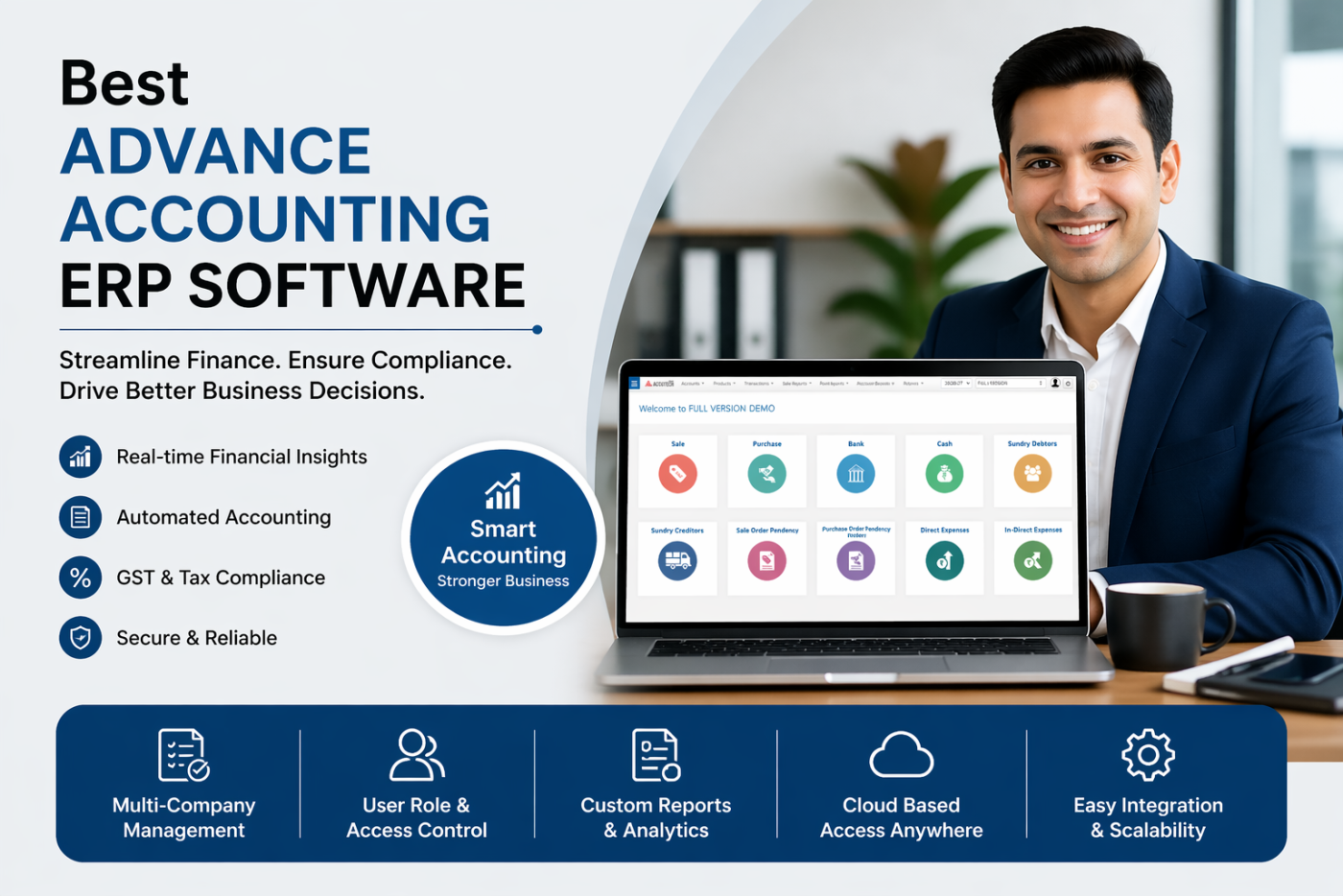Best Advance Accounting ERP Software for Smart Businesses