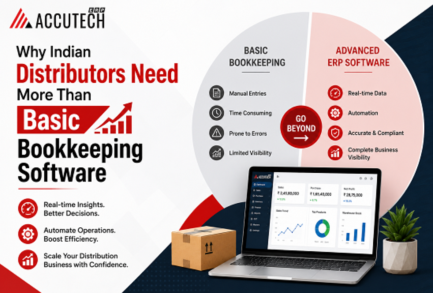 Why Indian Distributors Need More Than Basic Bookkeeping Software